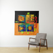 Tenture Spooky Halloween (En situation (horizontale))