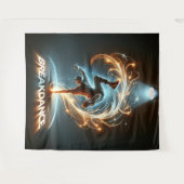 Tenture "Spotlight Groove" - dansant sous les projecte (Devant (Horizontal))