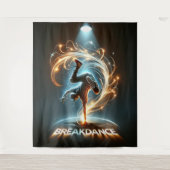 Tenture "Spotlight Groove" - dansant sous les projecte (Devant)