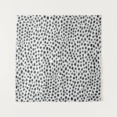 Tenture Spots dalmatiens (noir/blanc) (Devant)