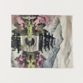 Tenture Spring Castle Wall Scroll (Devant (Horizontal))