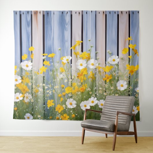 Tenture Spring Garden Flowers Party Backdrop Wall Art (En situation (horizontale))