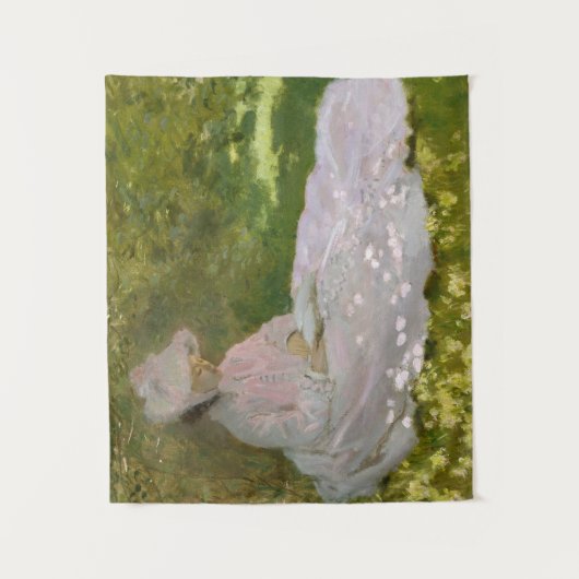 Tenture Springtime, Impressionist Portrait, Claude Monet (Devant)