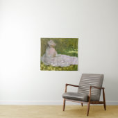 Tenture Springtime, Impressionist Portrait, Claude Monet (En situation (horizontale))