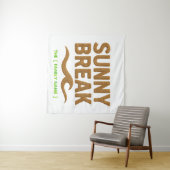Tenture Square (57" x 57") Tapestry (En situation (horizontale))