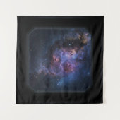 Tenture Square Spaceship Window Space View (Devant (Horizontal))