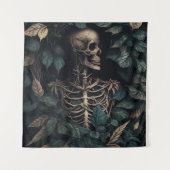 Tenture Squelette en Plante (Devant)