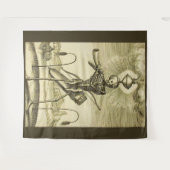 Tenture squelette occupé (Devant (Horizontal))