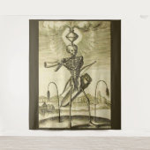 Tenture squelette occupé (Devant)