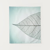 Tenture Squelette vert de feuille (Devant)