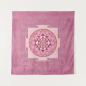 Tenture Sri Yantra  / Sri Chakra in lotus (Devant)