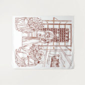 Tenture St Catherine s'oppose aux universitaires par Masol (Devant (Horizontal))