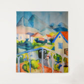 Tenture St Germain près de Tunis | Auguste Macke | (Devant)