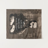 Tenture St Padre Pio Catholique Saint-Allemand (Devant (Horizontal))