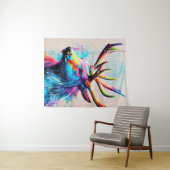 Tenture Stag Deer Animal Discovery Adventure Nature Planet (En situation (horizontale))