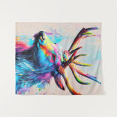 Tenture Stag Deer Animal Discovery Adventure Nature Planet (Devant (Horizontal))