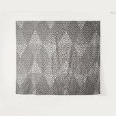 Tenture Stained Glass Silver Diamond Pattern (Devant (Horizontal))