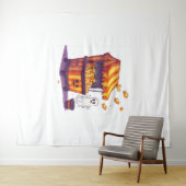 Tenture Stand de maïs soufflé (En situation (horizontale))