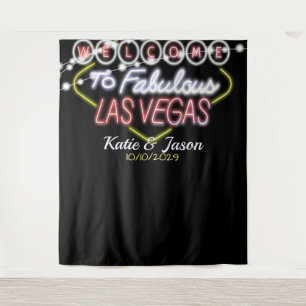 Tenture Stand de photomaton de mariage à Las Vegas