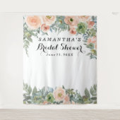 Tenture Stand photo Booth Fleurs Roses Mariage (Devant)