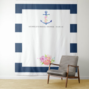 Tenture Stand photo nautique pour enterrement de vie de je