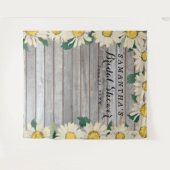 Tenture Stand photo Rustique Fleur de Margarite sur Bois p (Devant (Horizontal))