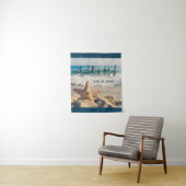 Tenture Starfish sur un Mariage de plage de sable (En situation)