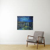 Tenture Starry Night Over the Rhone par Vincent Van Gogh (En situation (horizontale))
