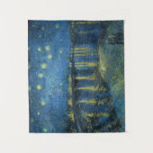 Tenture Starry Night Over the Rhone par Vincent van Gogh (Devant)