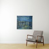 Tenture Starry Night Over the Rhone par Vincent van Gogh (En situation (horizontale))