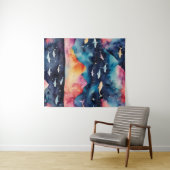 Tenture Starry Seascape (En situation (horizontale))