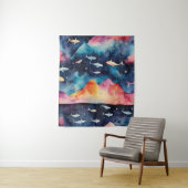 Tenture Starry Seascape (En situation)