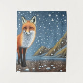 Tenture Starry Starry Night Storybook Fox (Devant)