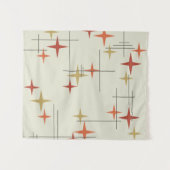 Tenture Stars du Mid Century (Devant (Horizontal))