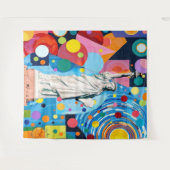 Tenture Statue of Liberty (Devant (Horizontal))