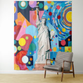 Tenture Statue of Liberty (En situation)