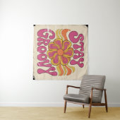 Tenture Stay Groovy (En situation (horizontale))