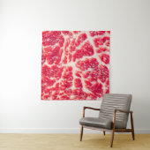 Tenture Steak de boeuf cru frais viande marbrée texture fe (En situation (horizontale))