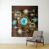 Tenture Steampunk Rusty Background (En situation)