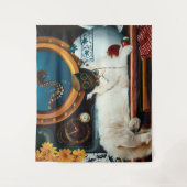 Tenture Steampunk Thé de chat sous-marin (Devant)