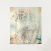 Tenture Steampunk victorien | Watercolor Grunge Pastel (Devant)