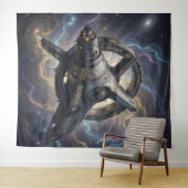 Tenture Stellar Path – Journey Through the Universe´7 (En situation (horizontale))