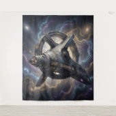 Tenture Stellar Path – Journey Through the Universe´7 (Devant)