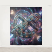 Tenture Stellar Path – Journey Through the Universe´8 (Devant)