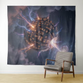 Tenture Stellar Path – Voyage à travers l'univers´4 (En situation (horizontale))