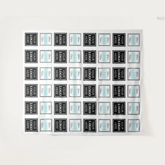 Tenture  Step & Repeat Business Backdrop Two Logo Banner (Devant (Horizontal))