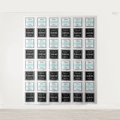 Tenture  Step & Repeat Business Backdrop Two Logo Banner (Devant)