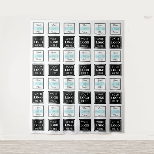 Tenture  Step & Repeat Business Backdrop Two Logo Banner (Devant)