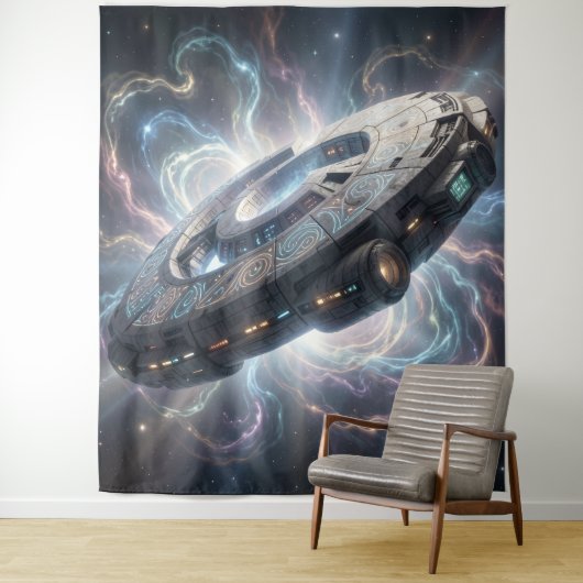 Tenture Sternenpfad – Reise durch das Universum´8 (En situation)
