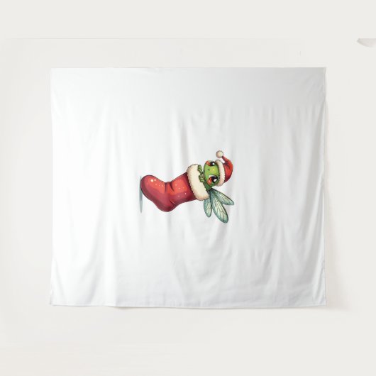 Tenture Stocker la libellule du champignon (Devant (Horizontal))